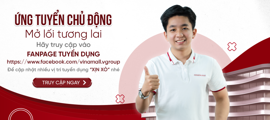 Vinamall tuyển dụng